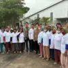 gibran tinjau pabrik beras di indramayu 