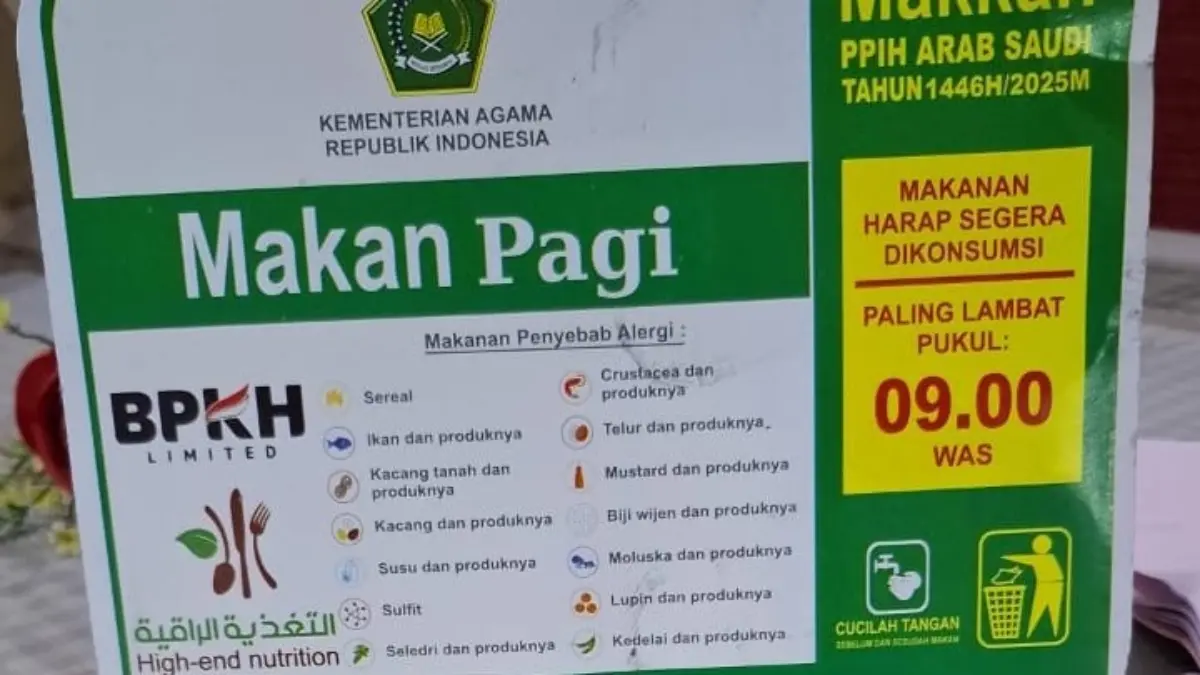 kompensasi dana bagi jamaah haji yang tak dapat makan
