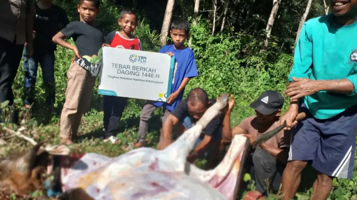 Proses penyembelihan hewan kurban