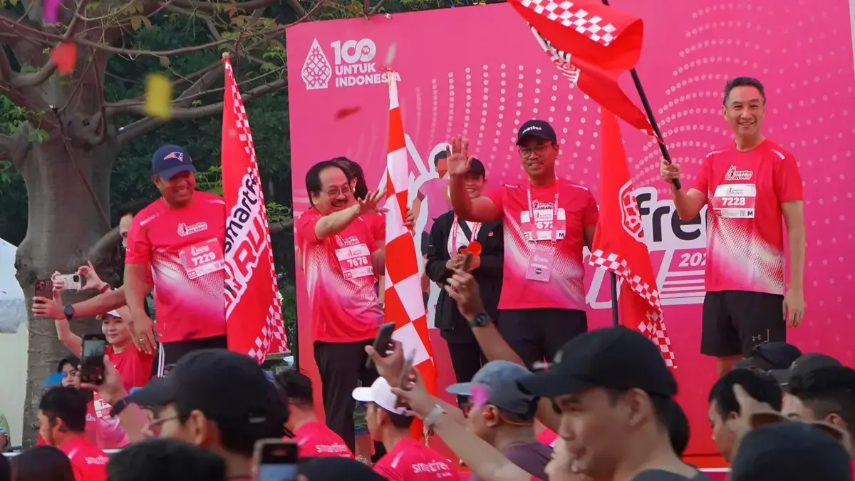 5 Ribu Pelari Meriahkan Ajang Lari Bergengsi dan Pecahkan Rekor Partisipasi pada ajang SMARTFREN RUN 2025