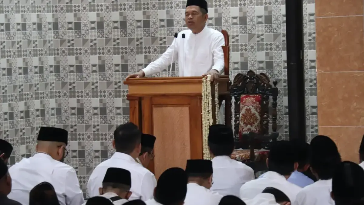 KDM Salat Id di cirebon