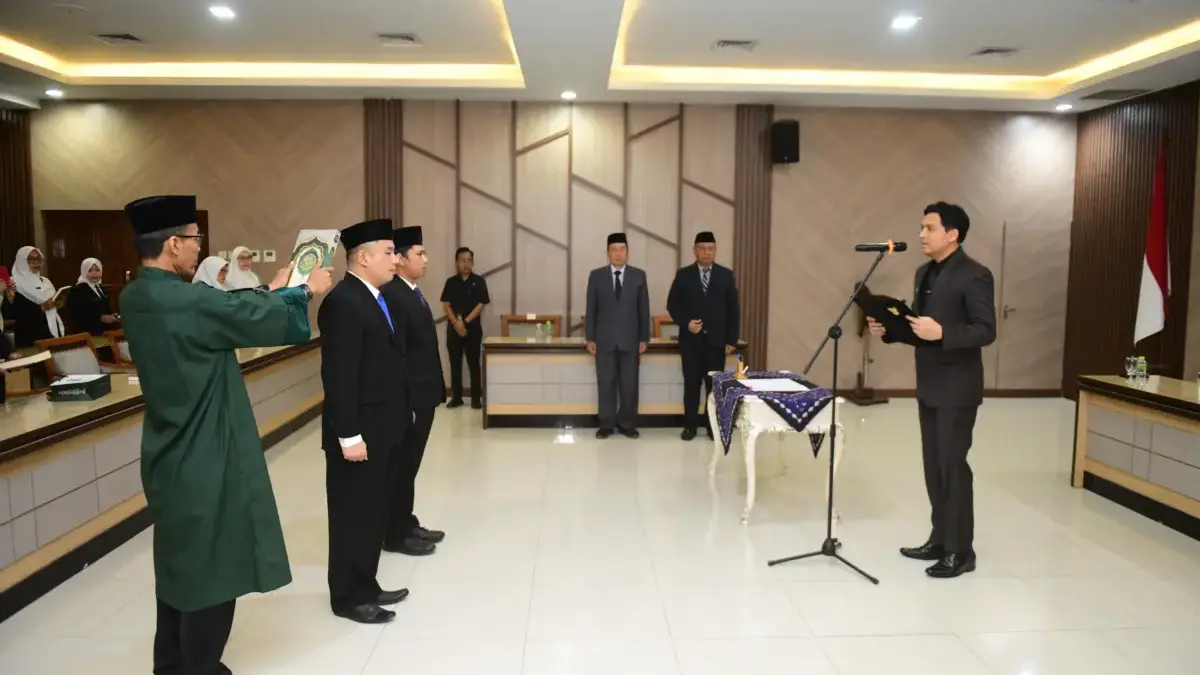 bupati indramayu lantik pejabat eselon II dan fungsional