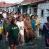 banjir rob di Desa Eretan Wetan