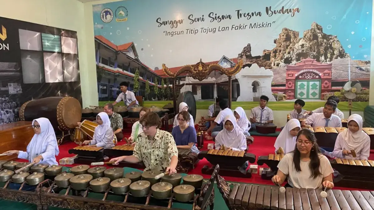 gamelan di Sanggar Seni Tresna Budaya