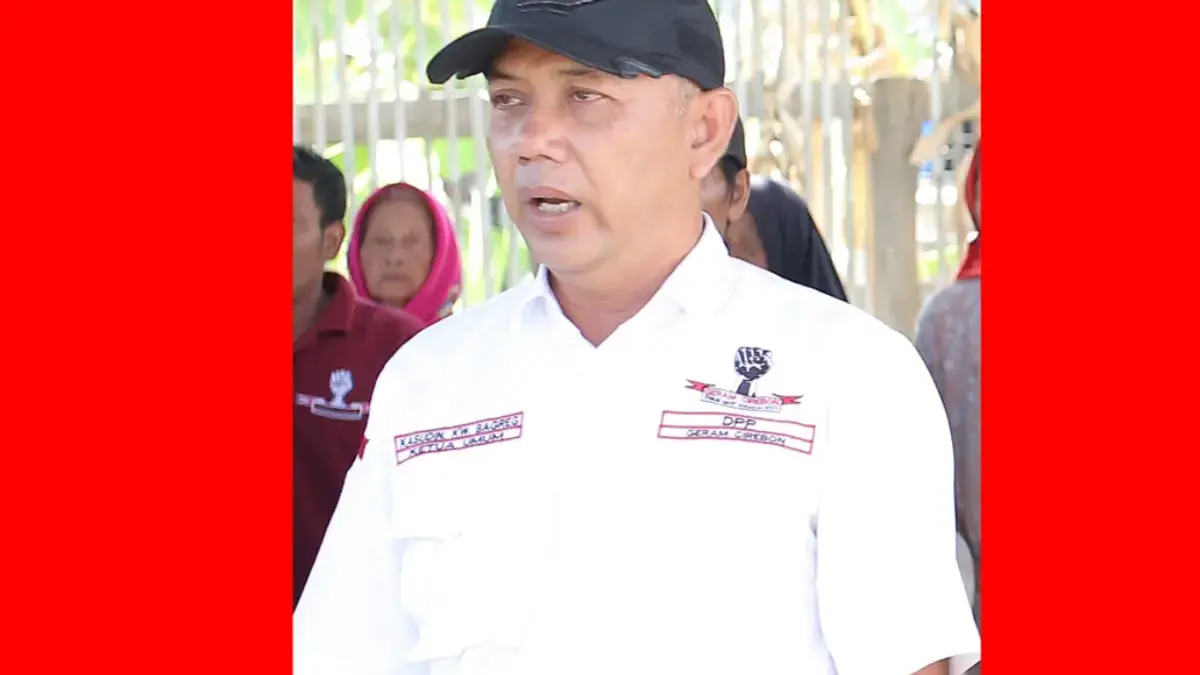 Ketua LSM Geram Cirebon Kasudin