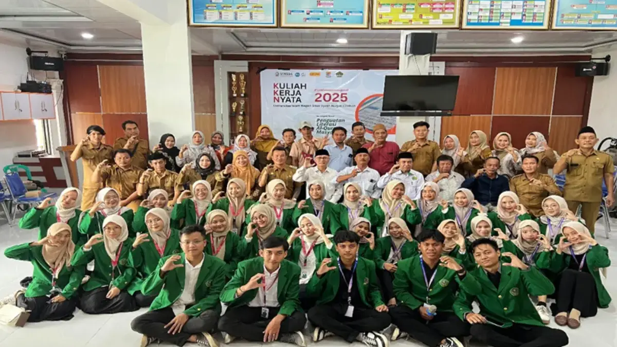 Mahasiswa KKN UIN Siber Tiba di Sirnabaya, Usung Misi Literasi Qur’an dan Kepedulian Lingkungan