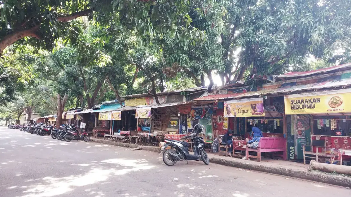 penertiban pedagang stadion bima