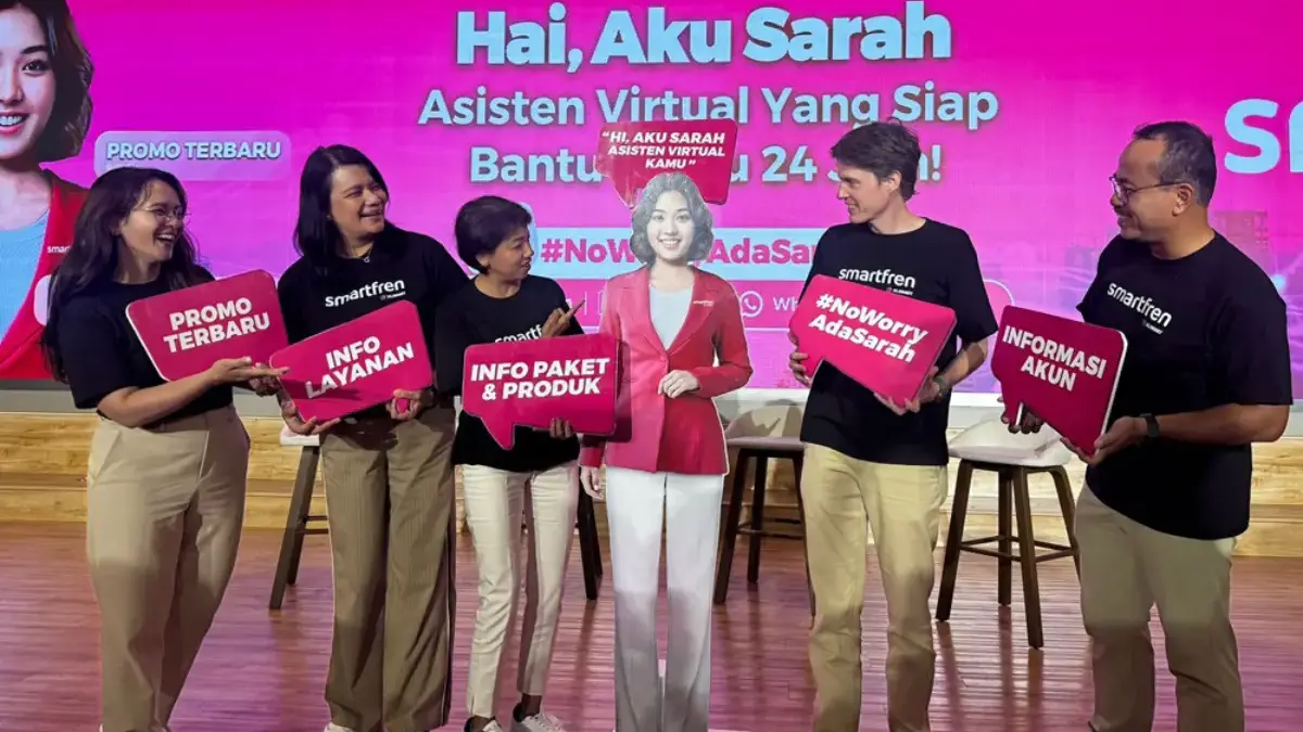 Smartfren Luncurkan Asisten Virtual “Sarah” untuk Tingkatkan Layanan Pelanggan