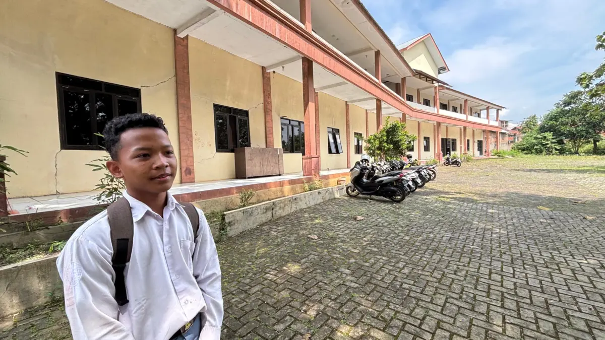smk rise cirebon dapat satu siswa baru