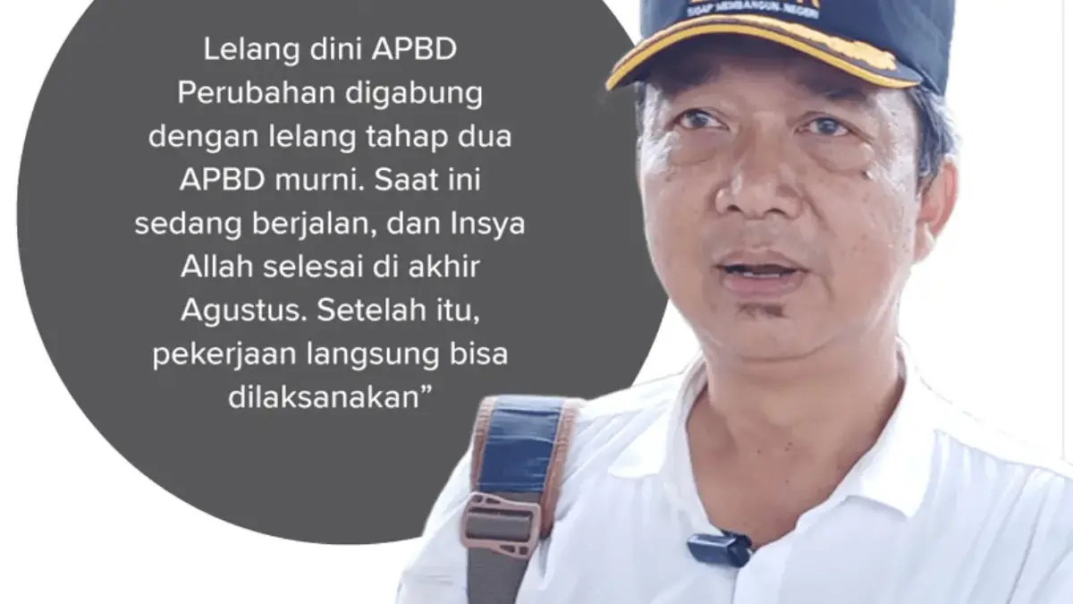 Tommy Hendrawan Plt Kepala DPUTR