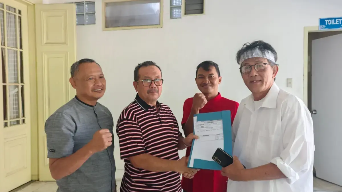 KONI Kabupaten Cirebon menemui Bupati Cirebon Drs H Imron MAg