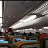 suasana di dalam pesawat