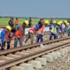 Penggantian bantalan beton