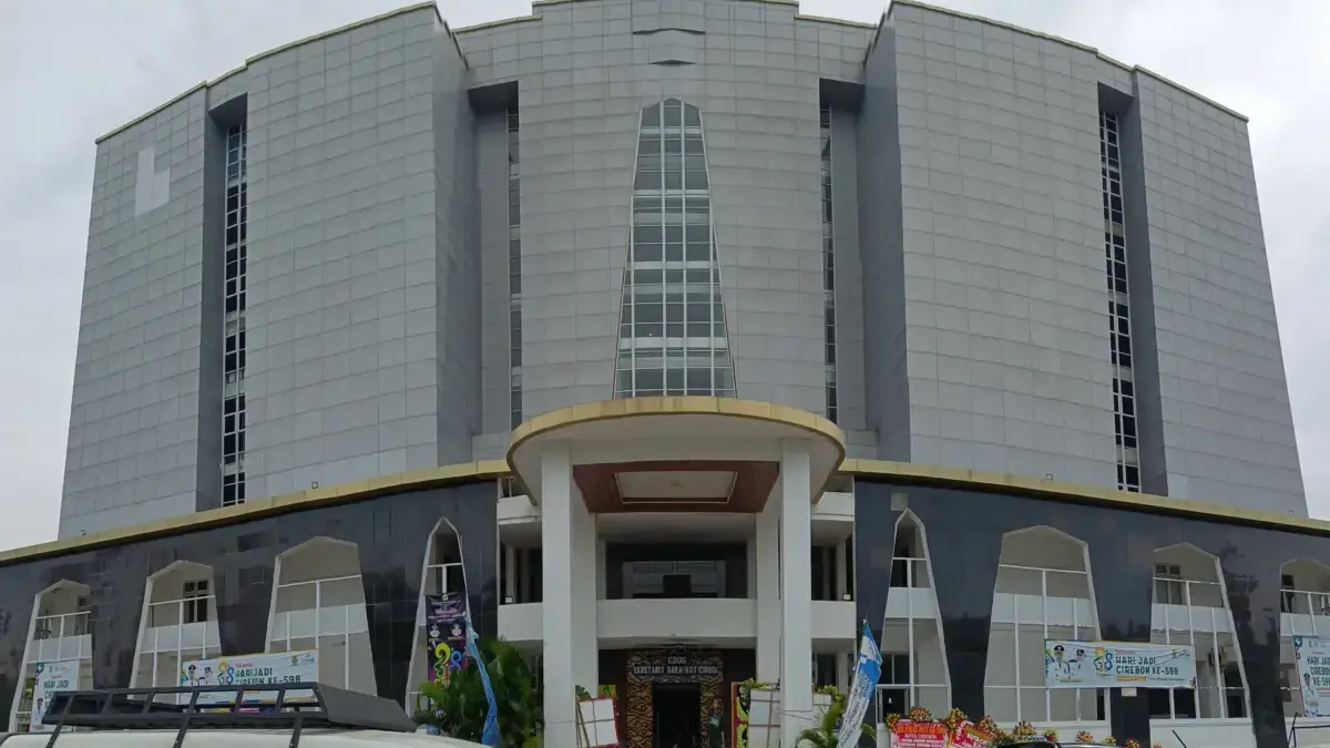 alat deteksi gempa gedung setda kota cirebon