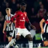 Grimsby Town saat melawan Manchester United