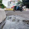 Genangan air hujan