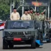Presiden Prabowo Subianto melakukan inspeksi pasukan