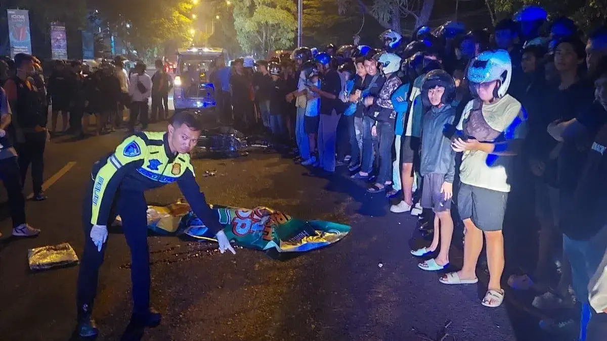 balap liar menyebabkan satu orang tewas