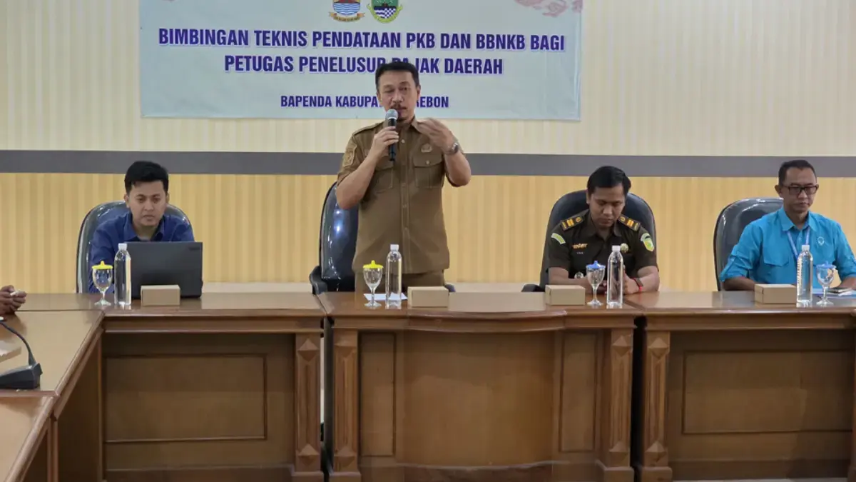 Kepala Bapenda Kabupaten Cirebon Drs Erus Rusmana MSi