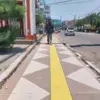 trotoar di Jalan Tuparev