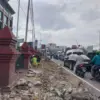 Pengerjaan trotoar Jalan RA Kartini