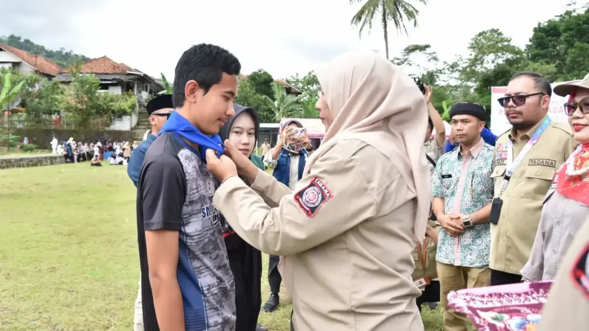 Dua Desa di Kuningan Selatan Ditetapkan Sebagai Kampung Siaga Bencana Apel Pengukuhan Kampung Siaga