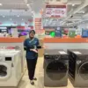 Mesin cuci front loading