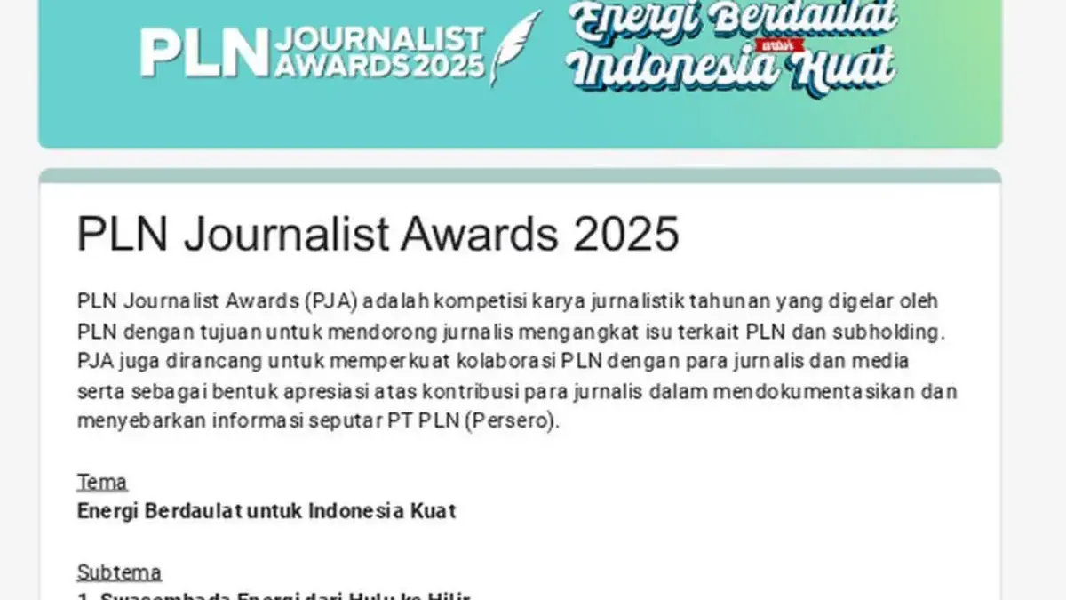 PLN Journalist Awards 2025,