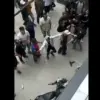 keributan arak-arakan singa depok di anjatan indramayu