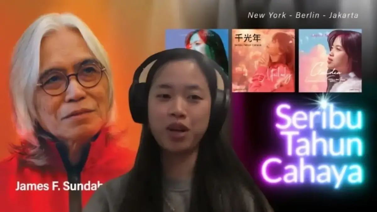 Claudia Emmanuela Santoso Seribu Tahun Cahaya rilis tiga bahasa