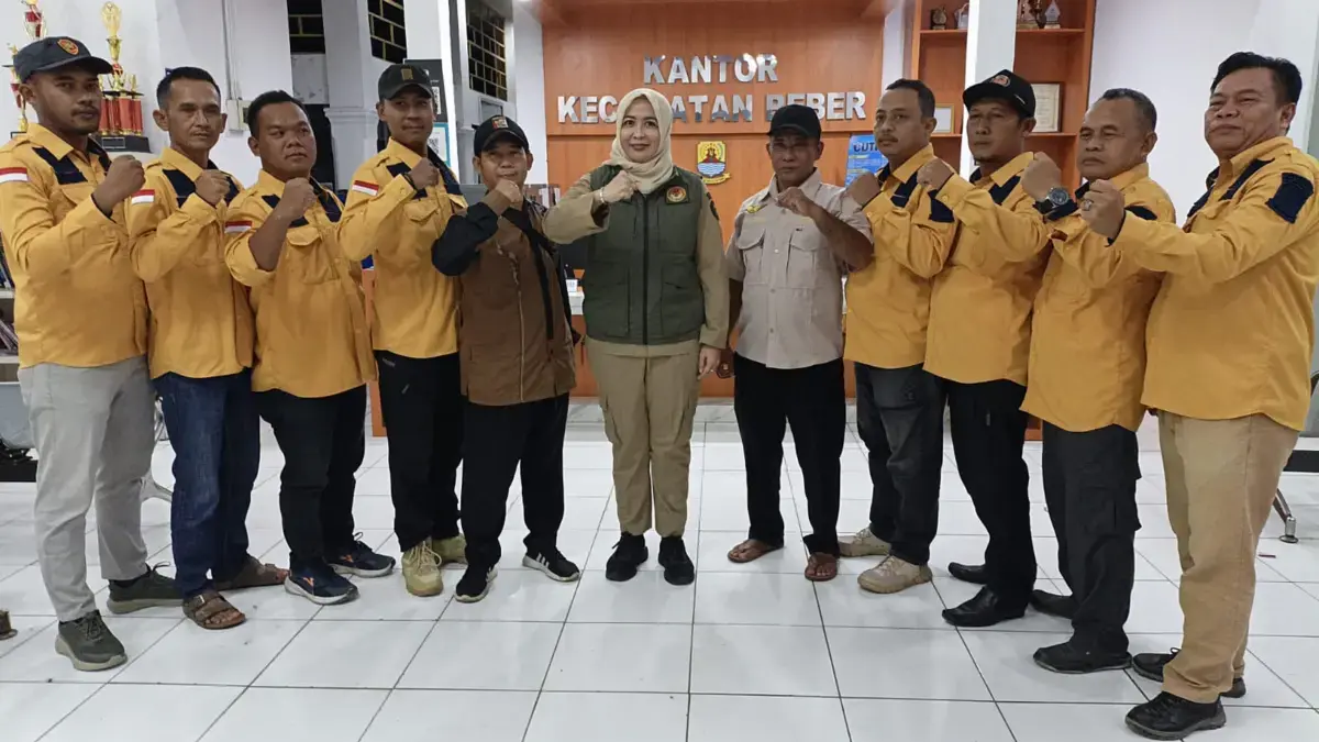 Plt Camat Beber Gerakkan Satlinmas dan Aktifkan Lagi Pos Ronda, Ini Alasannya Satlinmas se-Kecamatan Beber