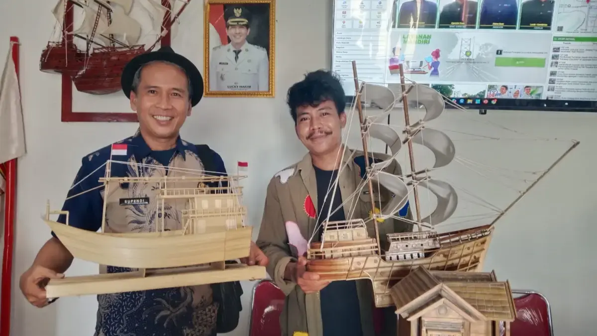 miniatur perahu