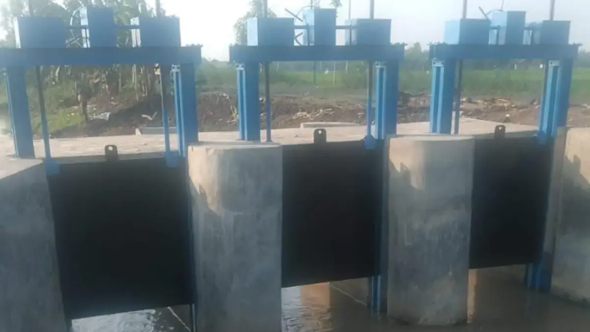Pemkab Indramayu Bangun Pintu Air Cimalang untuk Dukung Sektor Pertanian Pintu air Cimalang
