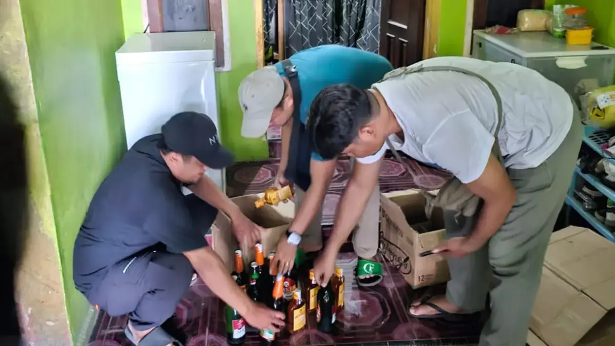 razia minuman keras polresta cirebon