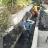 normalisasi drainase di Jalan kota cirebon