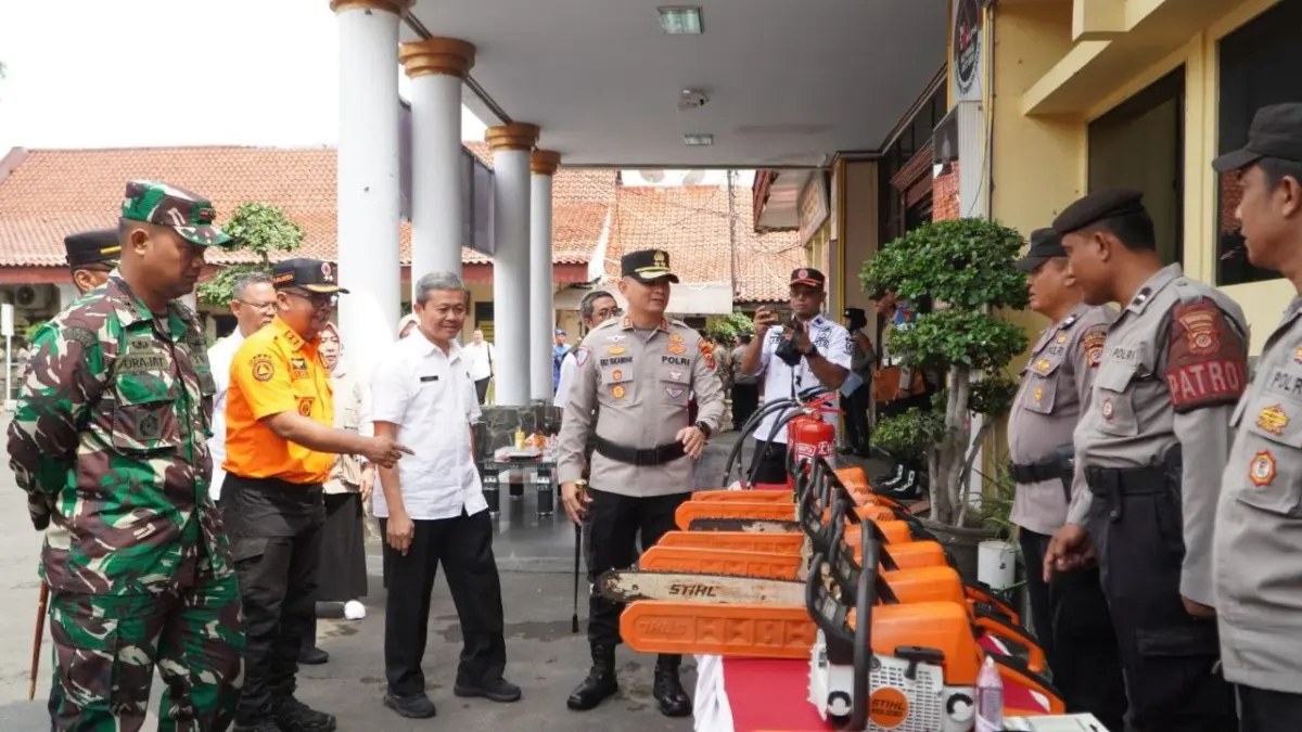 Polres Cirebon Kota Apel Siaga Bencana Apel Kesiapsiagaan Bencana