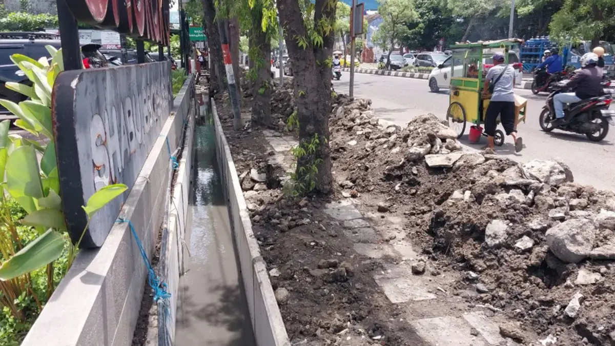 drainase jalan Cipto Cirebon