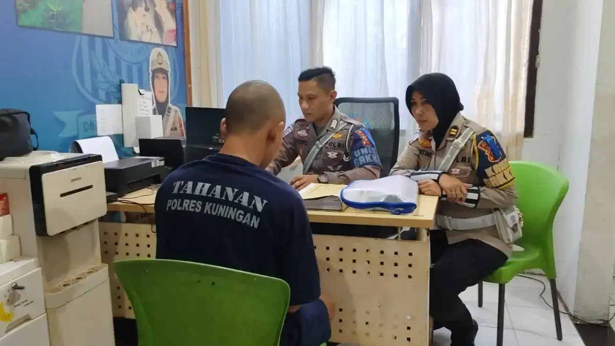 Polres Kuningan Tetapkan Sopir Dump Truck Tersangka Kecelakaan Maut di Jalan Lingkar Timur Ist