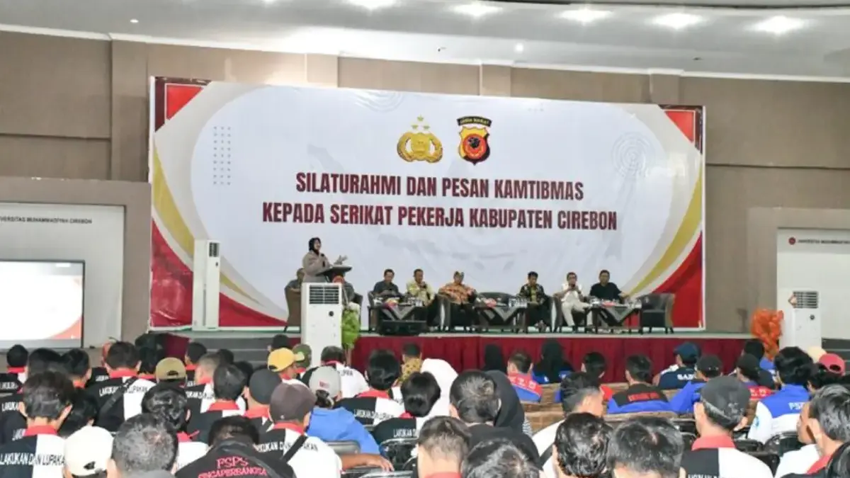 Polresta Cirebon Ajak Serikat Pekerja Jaga Kamtibmas dan Iklim Investasi Kapolresta Cirebon Kombes Pol Sumarni