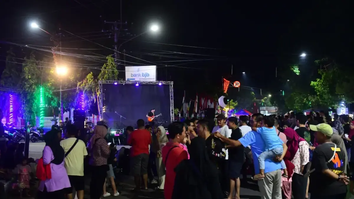 Car Free Night Indramayu di Jl RA Kartini, UMKM Jadi Hidup Car Free Night