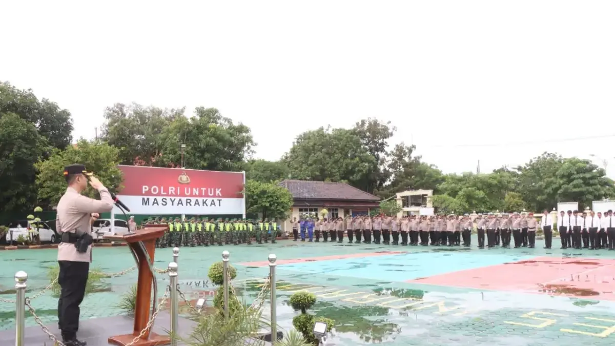 Polres Indramayu Gelar Apel Kesiapan, Tekankan Sinergi dan Respons Cepat Hadapi Potensi Bencana Polres Indramayu