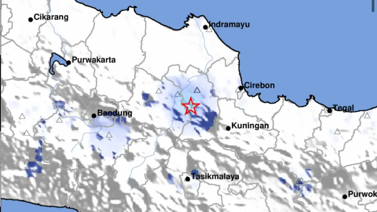 Gempa di Majalengka Hari Ini, Kekuatan 3,3 Magnitudo gempa majalengka hari ini