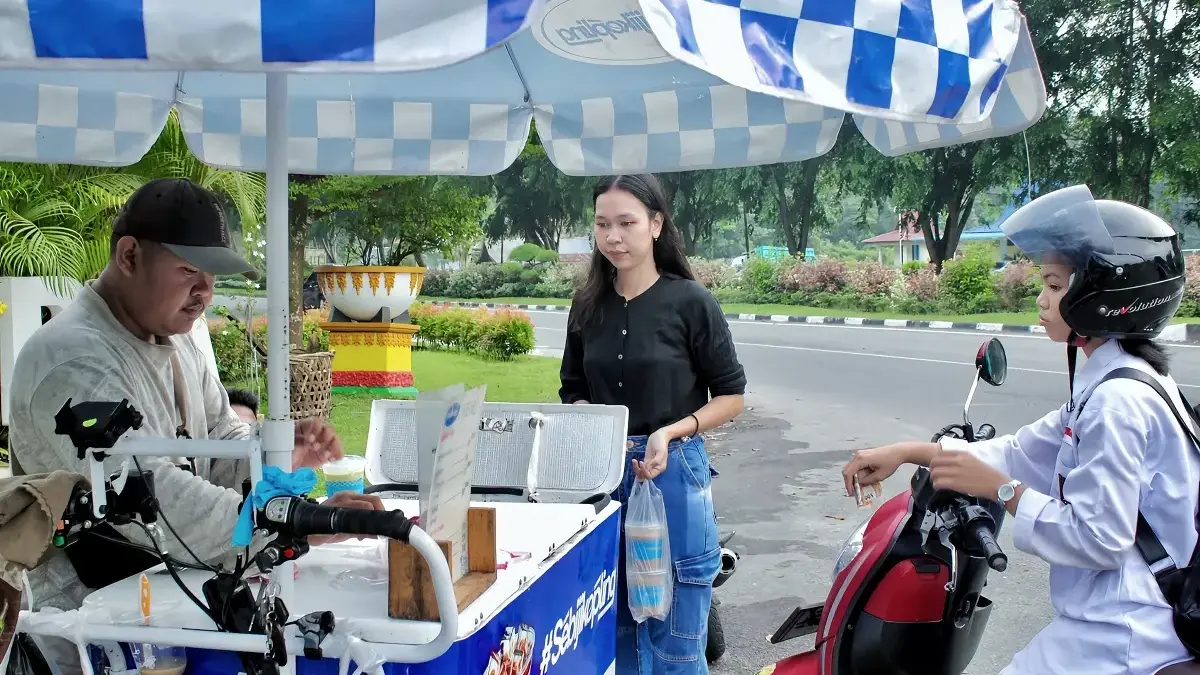 omzet usaha kopi keliling