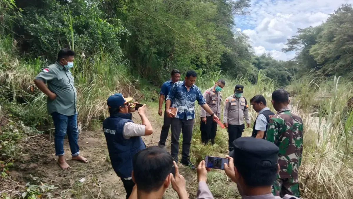 penemuan jenazah bayi di sungai cimanis