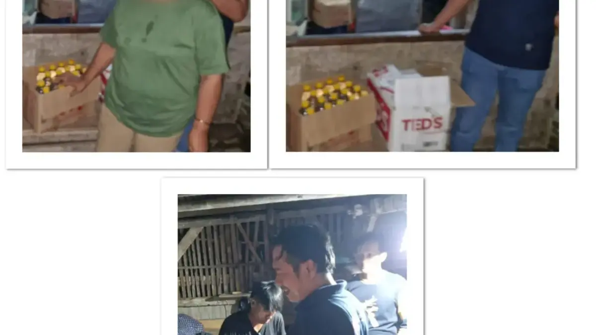 Razia di Daerah Ini, Polresta Cirebon Amankan 136 Botol Minuman Keras razia miras polresta cirebon