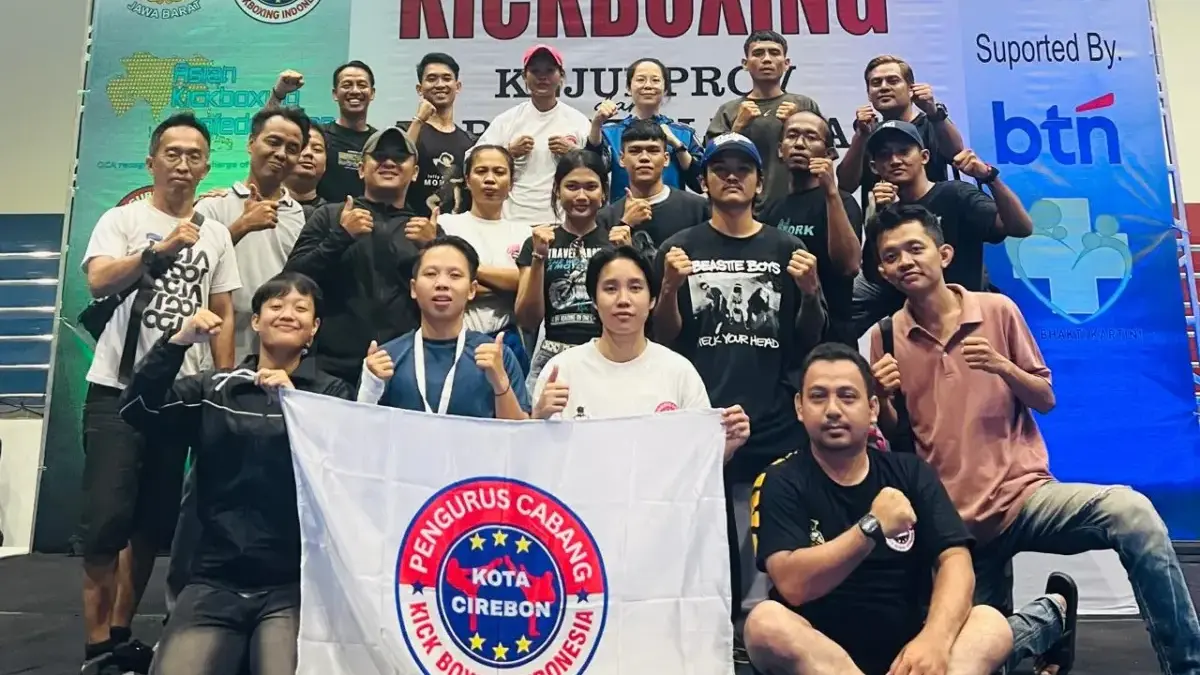 Kick Boxing Kota Cirebon Indonesia Sabet 10 Medali di BK Porprov Porprov Jawa Barat 2026