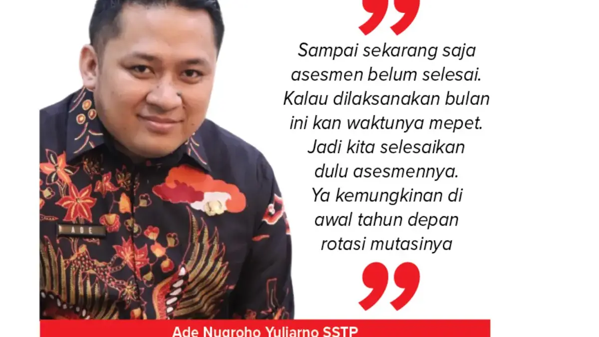 Kepala BKPSDM Ade Nugroho Yuliarno SSTP 