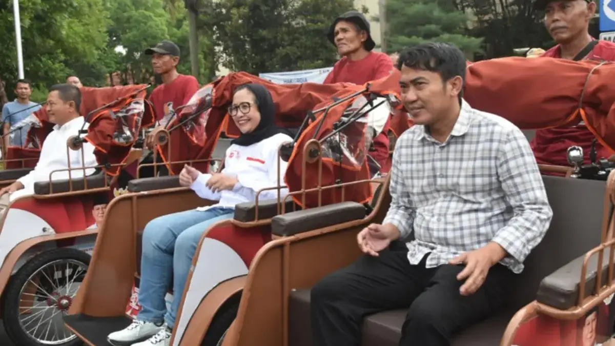 Cerita Becak Listrik Prabowo, Harga Rp 22 Juta yang Turut Dibagikan di Cirebon becak listrik prabowo di cirebon