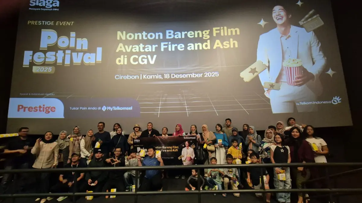 Telkomsel menggelar acara nonton bareng