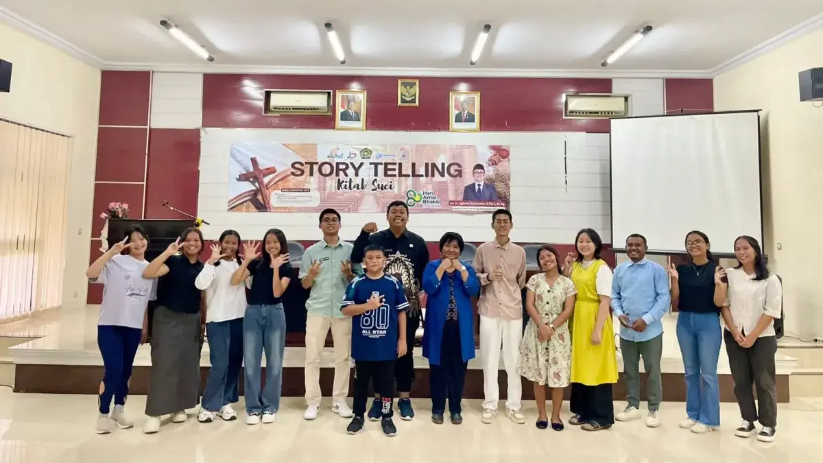 Kemenag Gelar Story Telling Kitab Suci, Begini Kisahnya Story Telling Kitab Suci